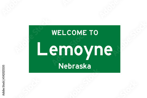 Canvas Print Lemoyne, Nebraska, USA