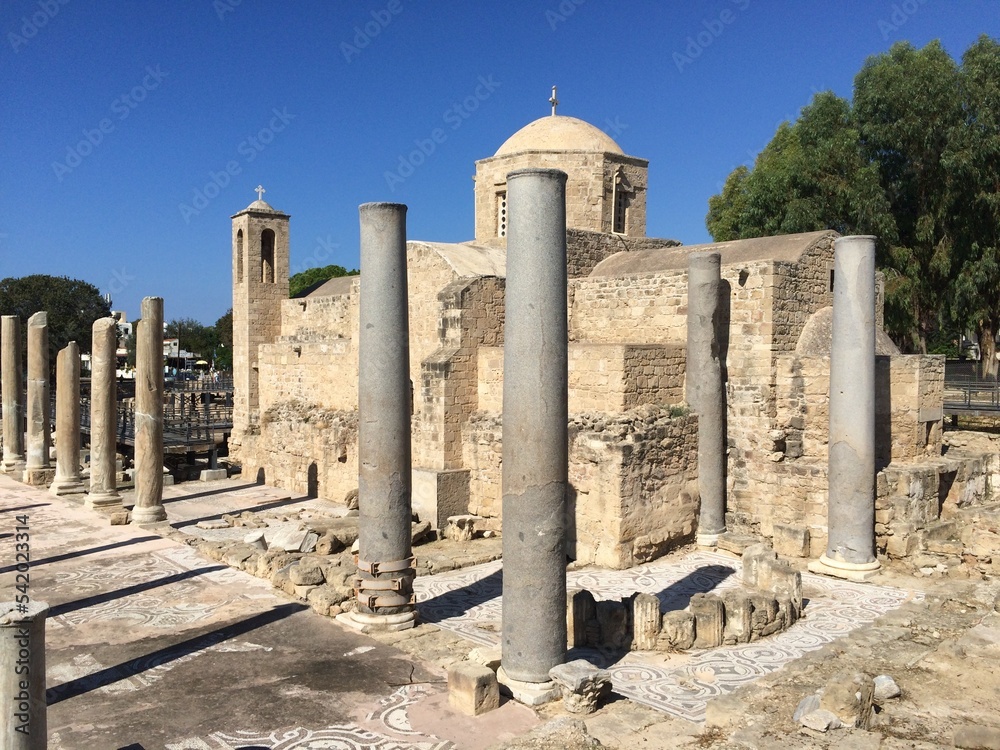 Ruines sur l'ile de Chypre