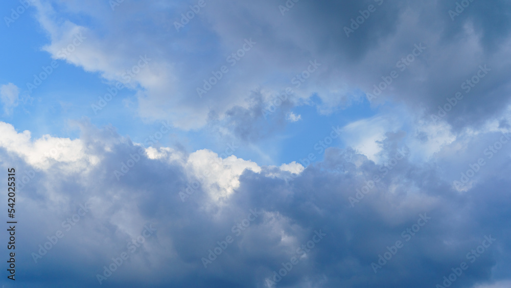 beautiful clouds in the sky, abstract pattern