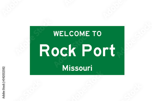 Bild auf Leinwand Rock Port, Missouri, USA