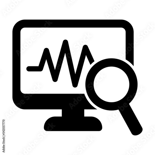 Monitoring icon. Simple element from internet security collection. Creative Monitoring icon for web design, templates, infographics and more.