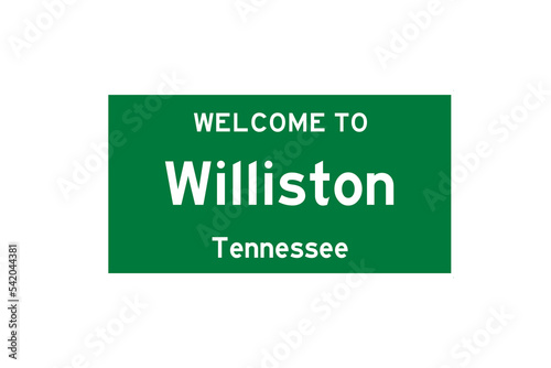 Tableau sur toile Williston, Tennessee, USA