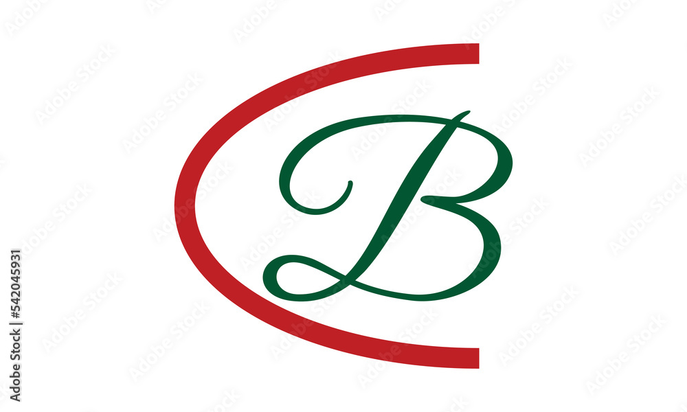 CB, BC Letter Logo Design with line. Creative Lettering Logo Vector Illustration. CB, BC Letter Logo Design with line. Creative Lettering Logo Vector Illustration.