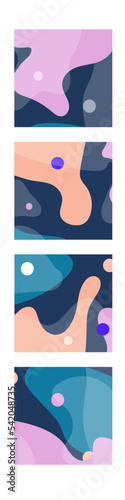 Abstrakte Muster in minimalem Design - Vektorkunst