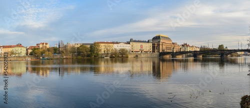 Panorama of Prague.