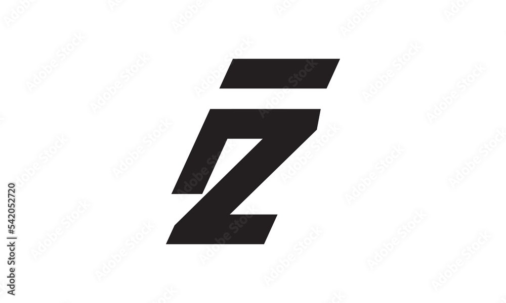 FZ initial monogram building logo for real estate with creative circle style design FZ initial monogram building logo for real estate with creative circle style design