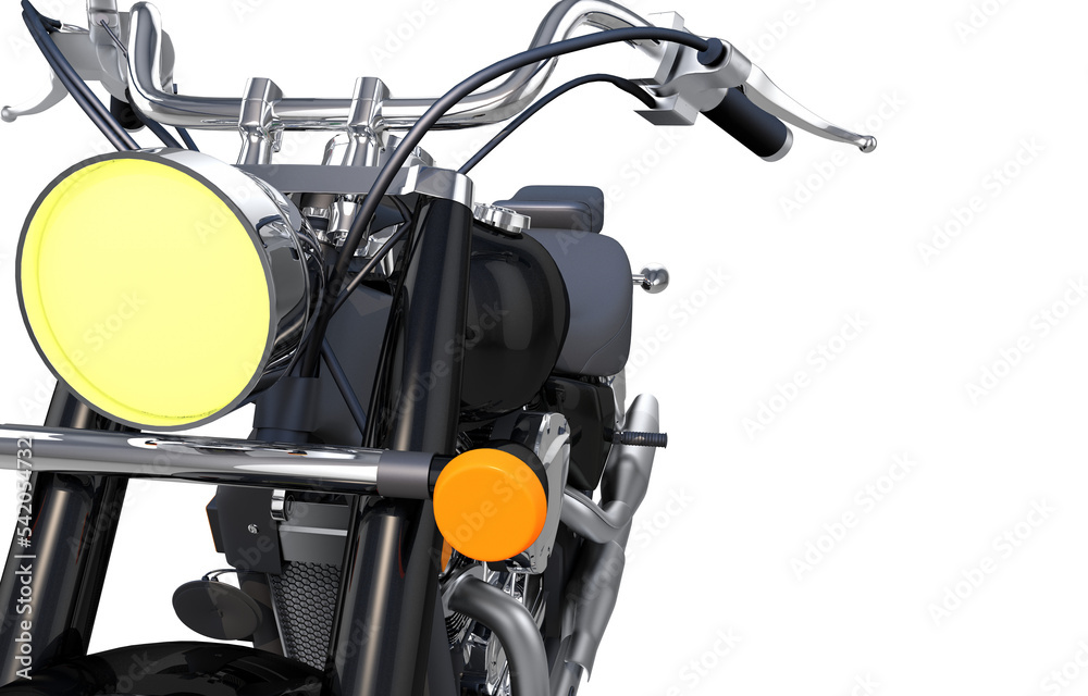 Fotografie Modern Motorcycle Closeup PNG