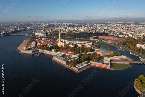 Panorama of St. Petersburg from a drone. Fall 2022 © Сергей Ануфриев