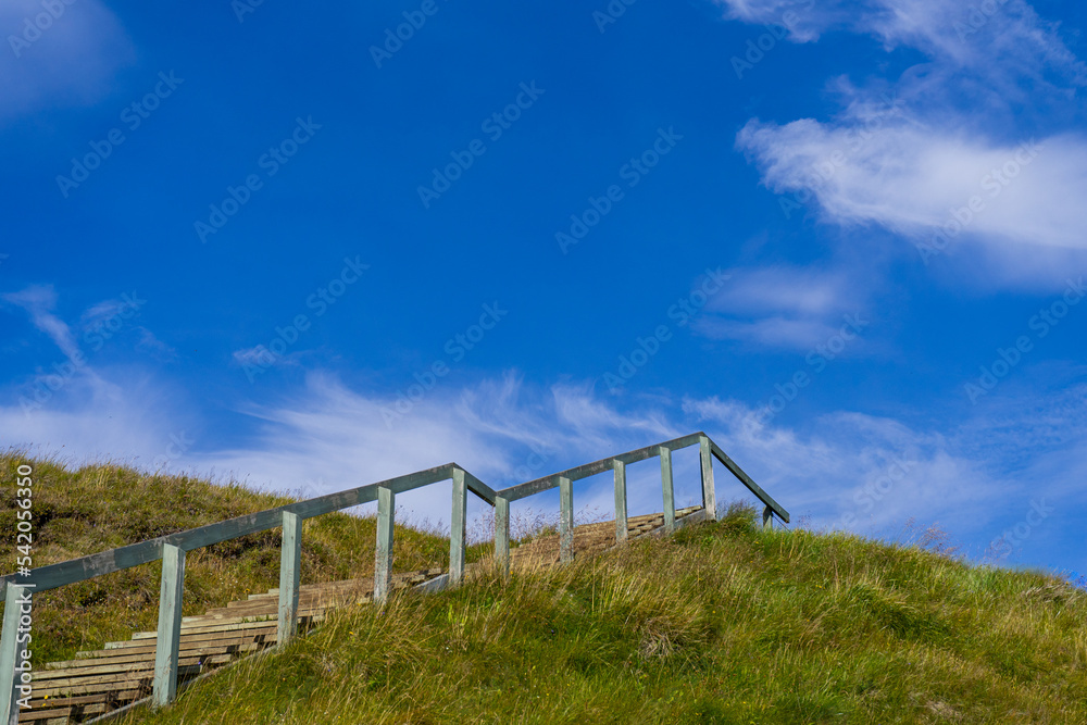 Stairway to the blue sky