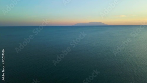 Sea sunset in Greece, Alexandroupolis