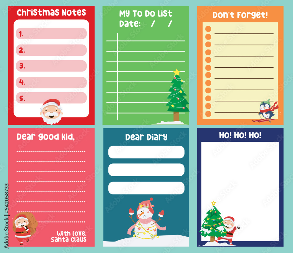 Vecteur Stock Cute Weekly Planner Background For Kids With Cute vecteur-stock-cute-weekly-planner-background-for-kids-with-cute