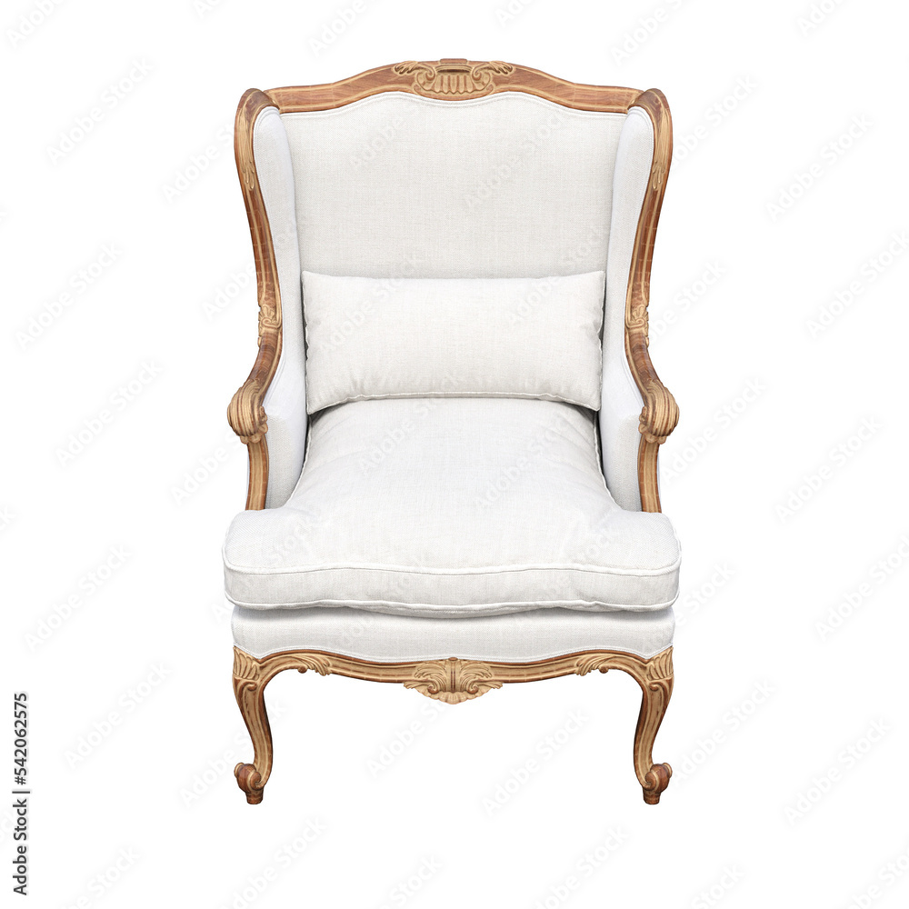 armchair isolate on a transparent background, interior furniture, , 3D illustration, cg render armchair isolate on a transparent background, interior furniture, , 3D illustration, cg render