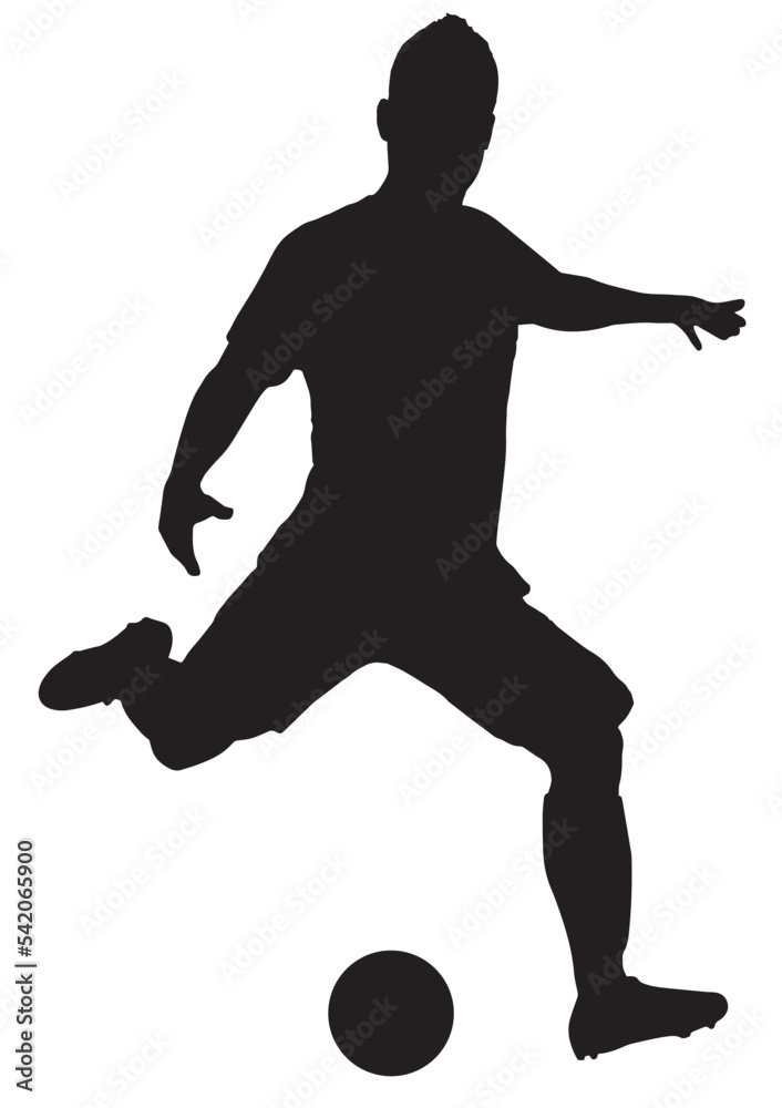 Silhouette Football Player