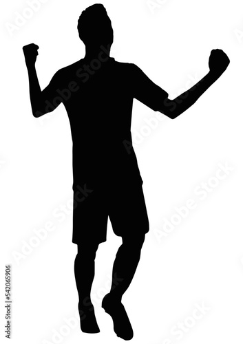 Silhouette Football Player