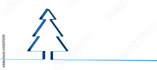 Christmas Tree in One line ...
