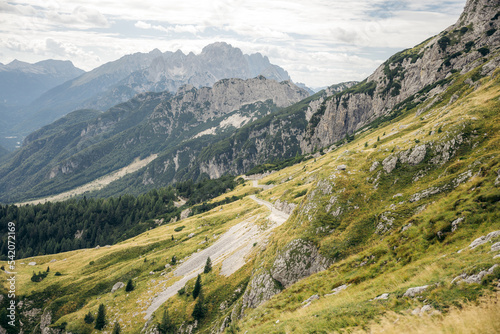 Alpenstraße in die slowenischen Berge