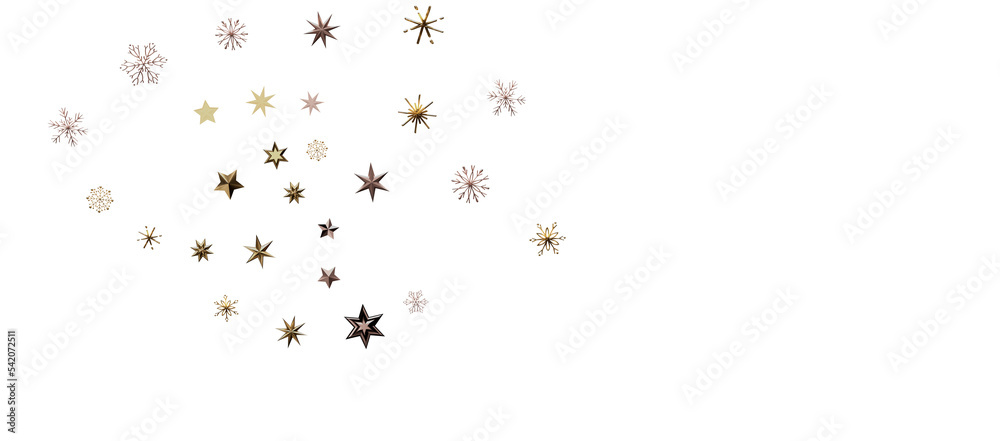 The winter background, falling snowflakes