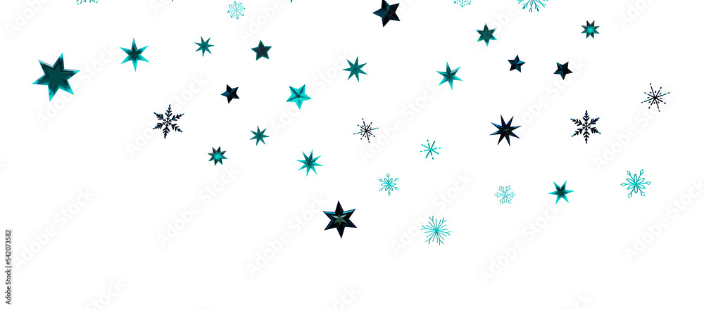Christmas Card - Snowflakes Of Paper In Frame Christmas Card - Snowflakes Of Paper In Frame