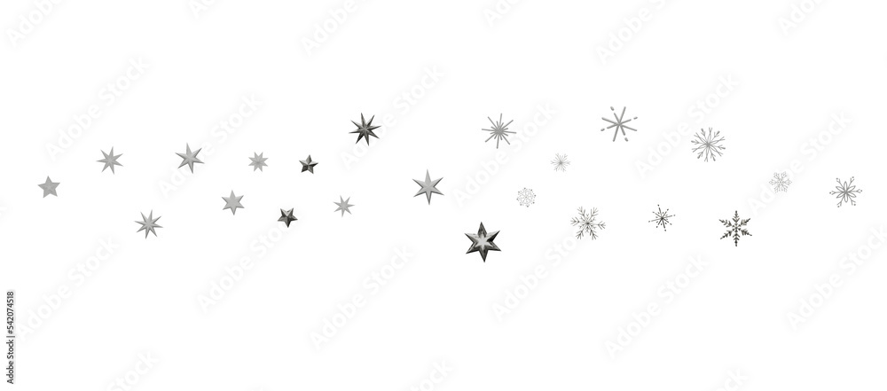 The winter background, falling snowflakes