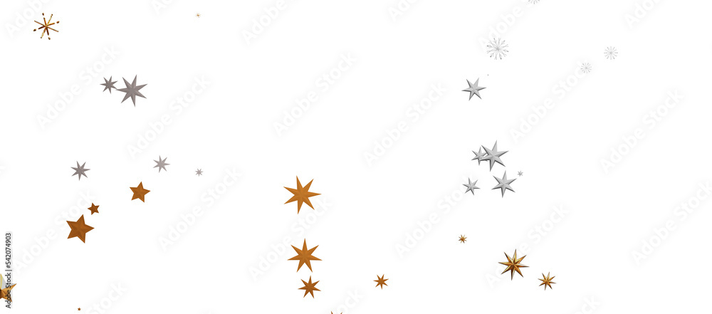 Snowflakes Falling On Snow - Winter Banner Snowflakes Falling On Snow - Winter Banner