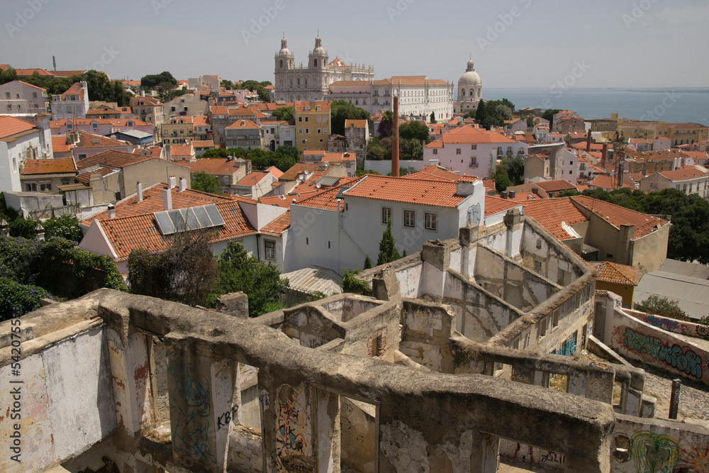 view of the city of Lisbon