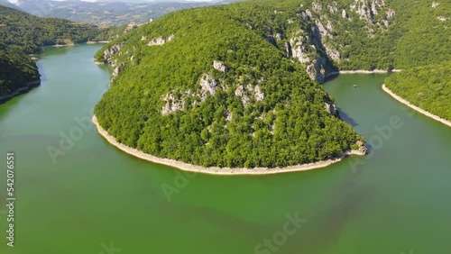 Beautiful green river in Bosnia