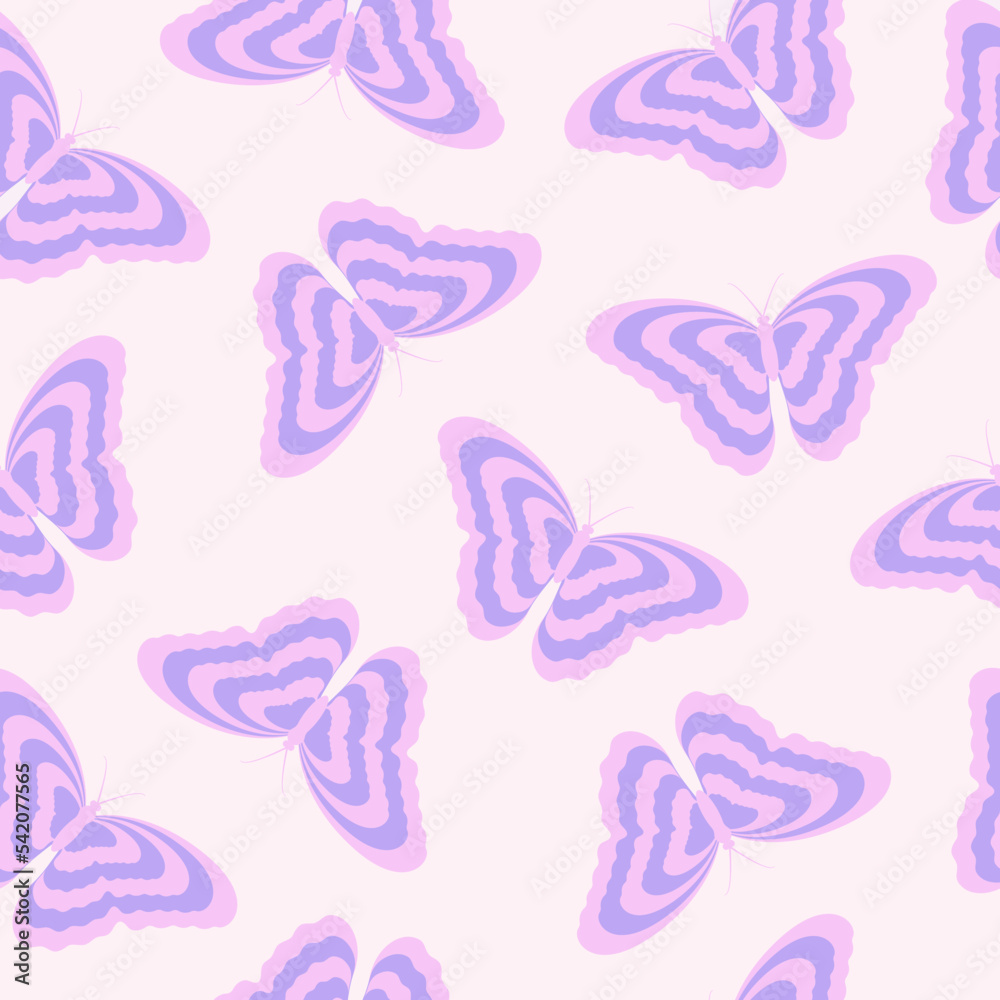 Y2k Aesthetic Background with Butterflies on Vibrant Checkered Mesh  24316699 Vector Art at Vecteezy