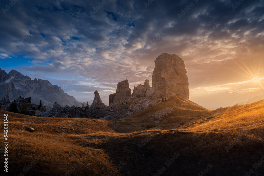 Cinque Torri is one of the most visited and very popular place of Dolomites located in Italy. This place is located near by citi Cortina d'Ampezzo. 