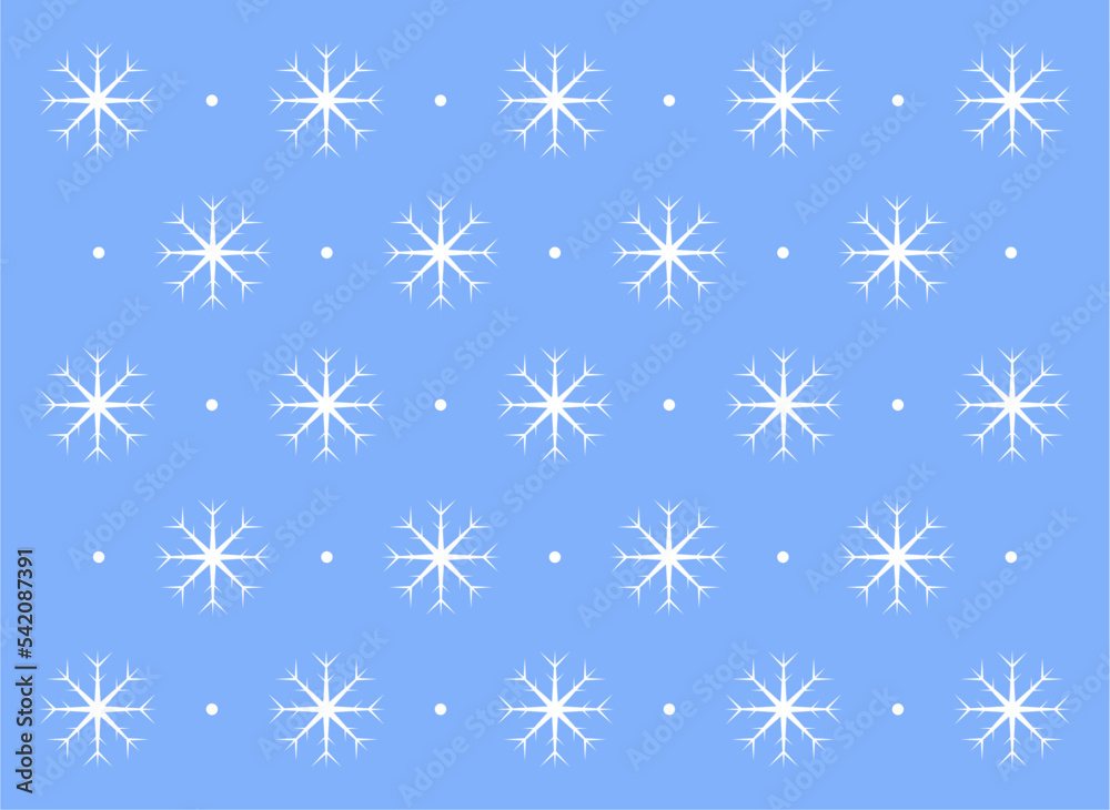 snowflake seamless pattern on blue background stock vector snowflake seamless pattern on blue background stock vector