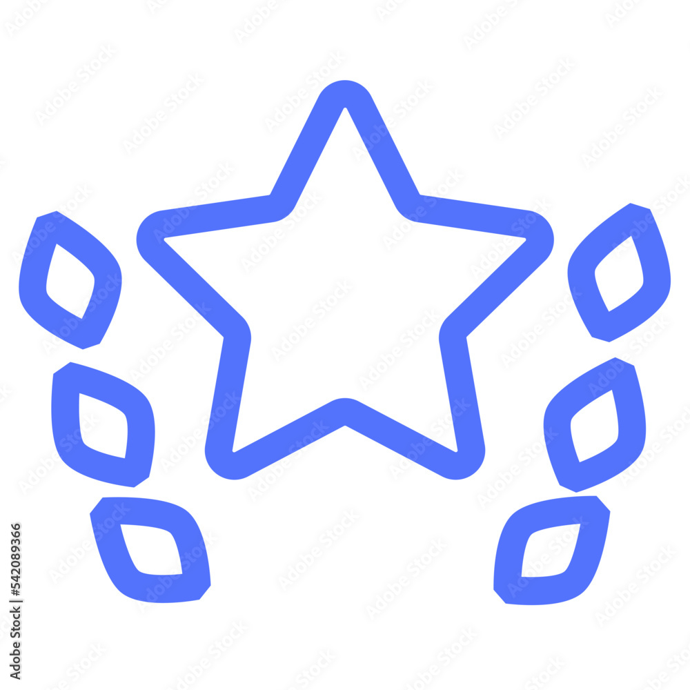 film movie watching winner line icon