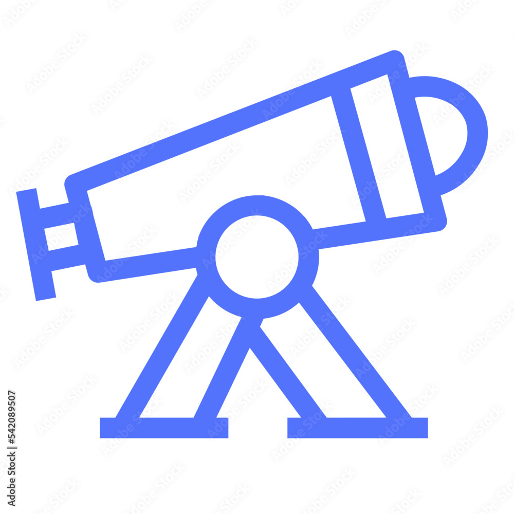research science space telescope line icon research science space telescope line icon