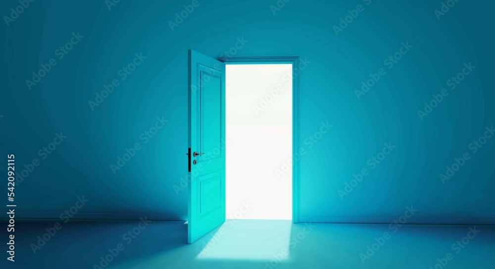 inside, design, leaving, corridor, ideas, web, heavenly sky, business, 3d rendering, abstract, apartment, architectural, architecture, background, blue background, building, concept, door frame, door 