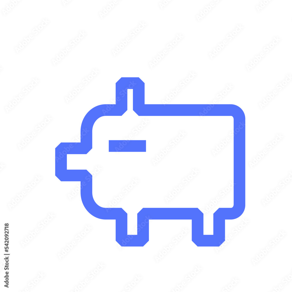 money office saving line icon money office saving line icon