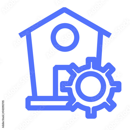 property real estate line icon