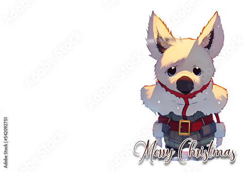 Cute Animal Christmas Card