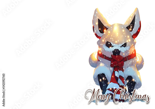 Cute Animal Christmas Card