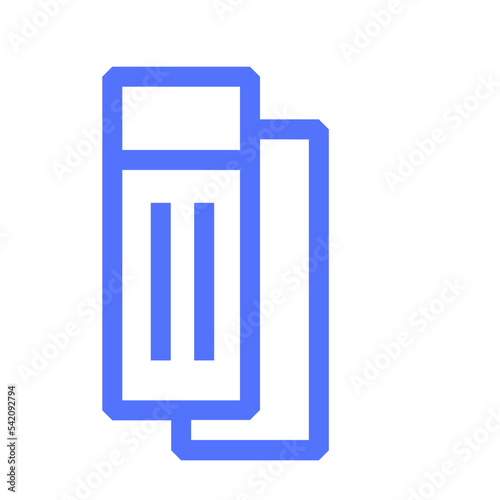 online shop ticket line icon