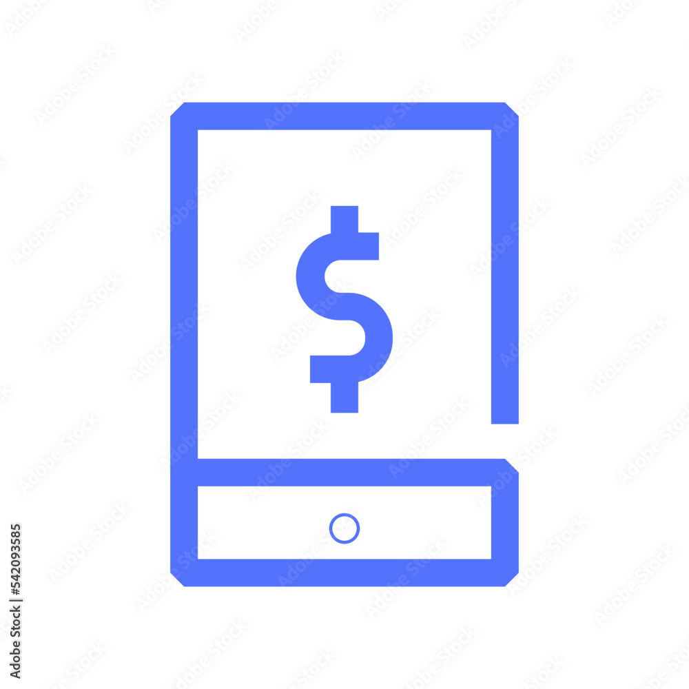 phone money outline icon phone money outline icon
