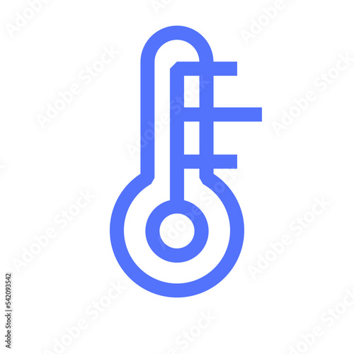 thermometer outline icon