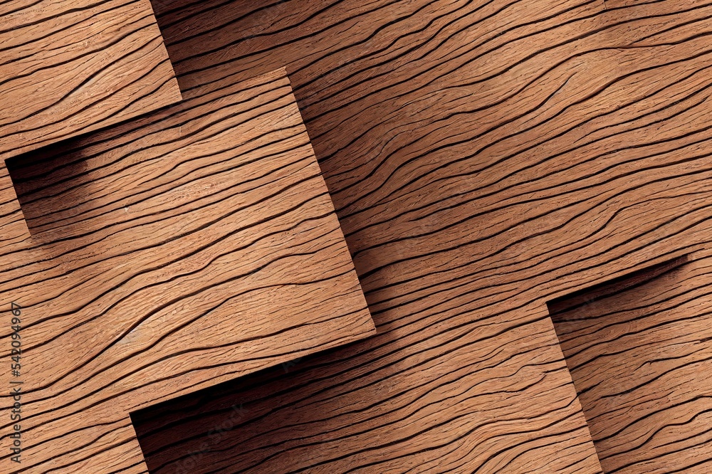 Seamless compressed wood particle board background texture. Tileable