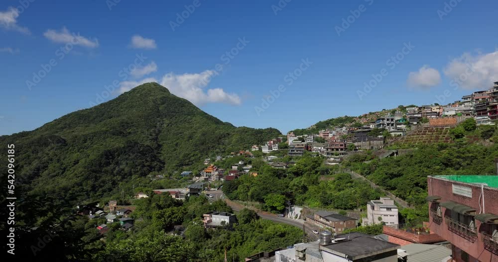 Taiwan Jiufen village on the mountain in Taiwan Taiwan Jiufen village on the mountain in Taiwan