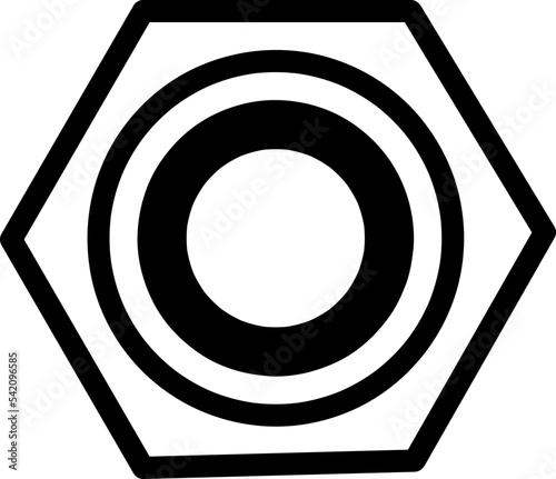 screw icon. sign design on white background..eps