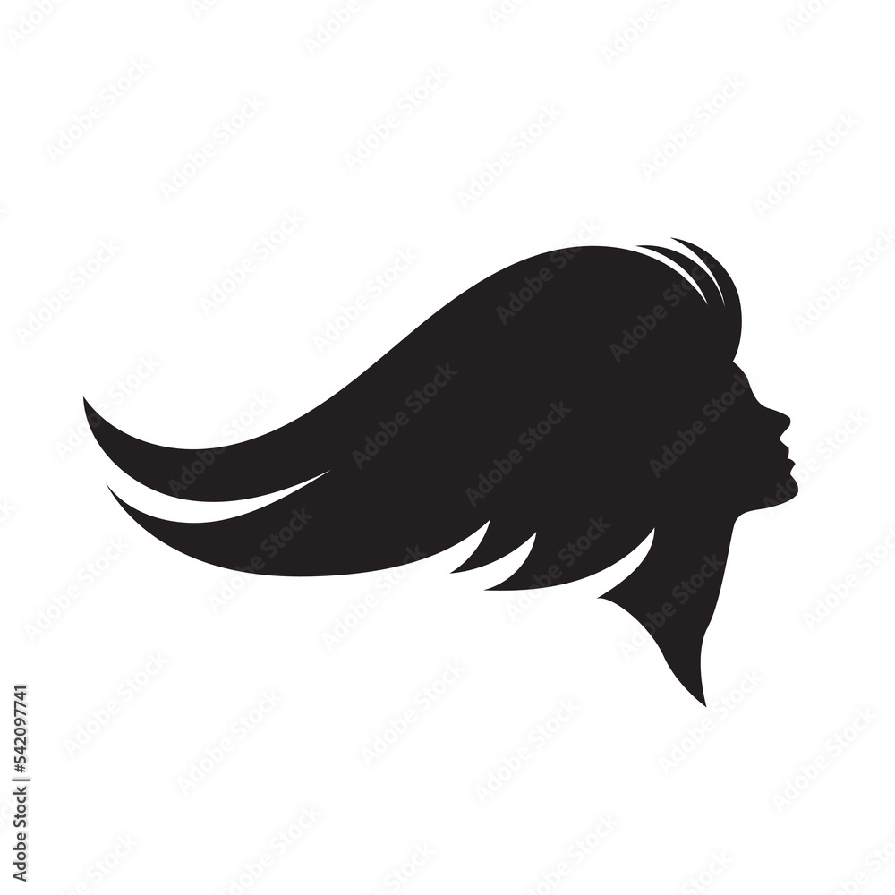 Obraz premium Hair Beauty logo. Vector logo design for beauty salon, hair salon, cosmetic and spa.