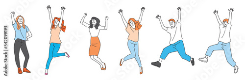 人物おしゃれイラスト素材	