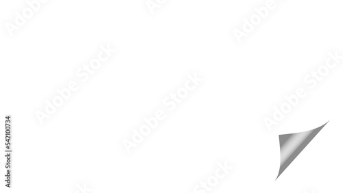 Free Download 4K Paper Flip Page Turn on Black And Whiten Isolated Alpha Overlay Transparent PNG Background - GFXLoad
