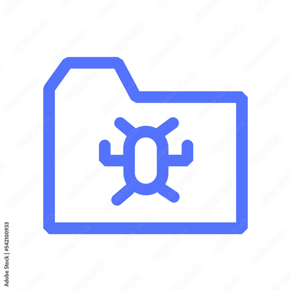 Bug Data Document File Folder Insect Virus Icon Bug Data Document File Folder Insect Virus Icon