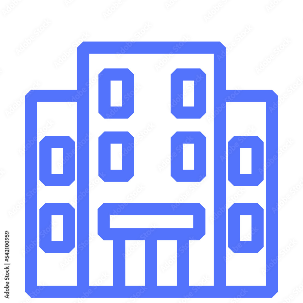 Building Hotel Service Stay Travel Icon Building Hotel Service Stay Travel Icon