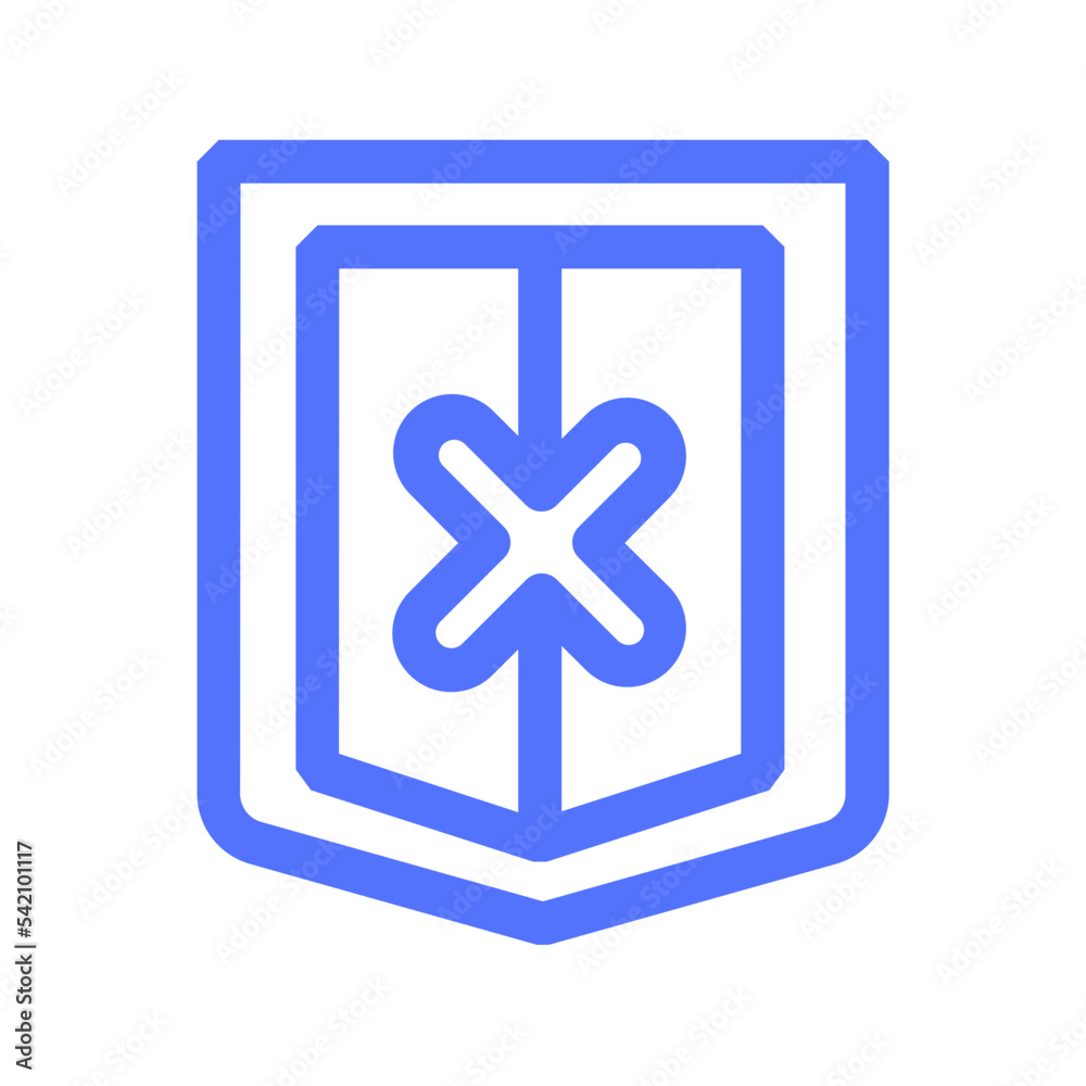 Business Digital Insecure Marketing Safety Shield Icon
