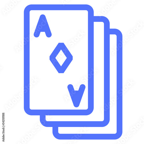 Bridge Card Exercise Poker Sport Work Out Icon