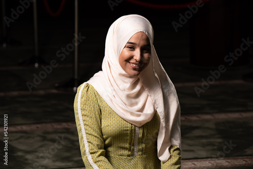 Portrait of Young Muslim Woman photo